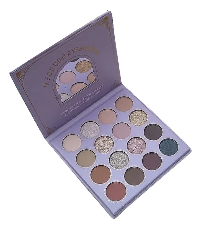Sombra de ojos 16 colores Medecoo Lila